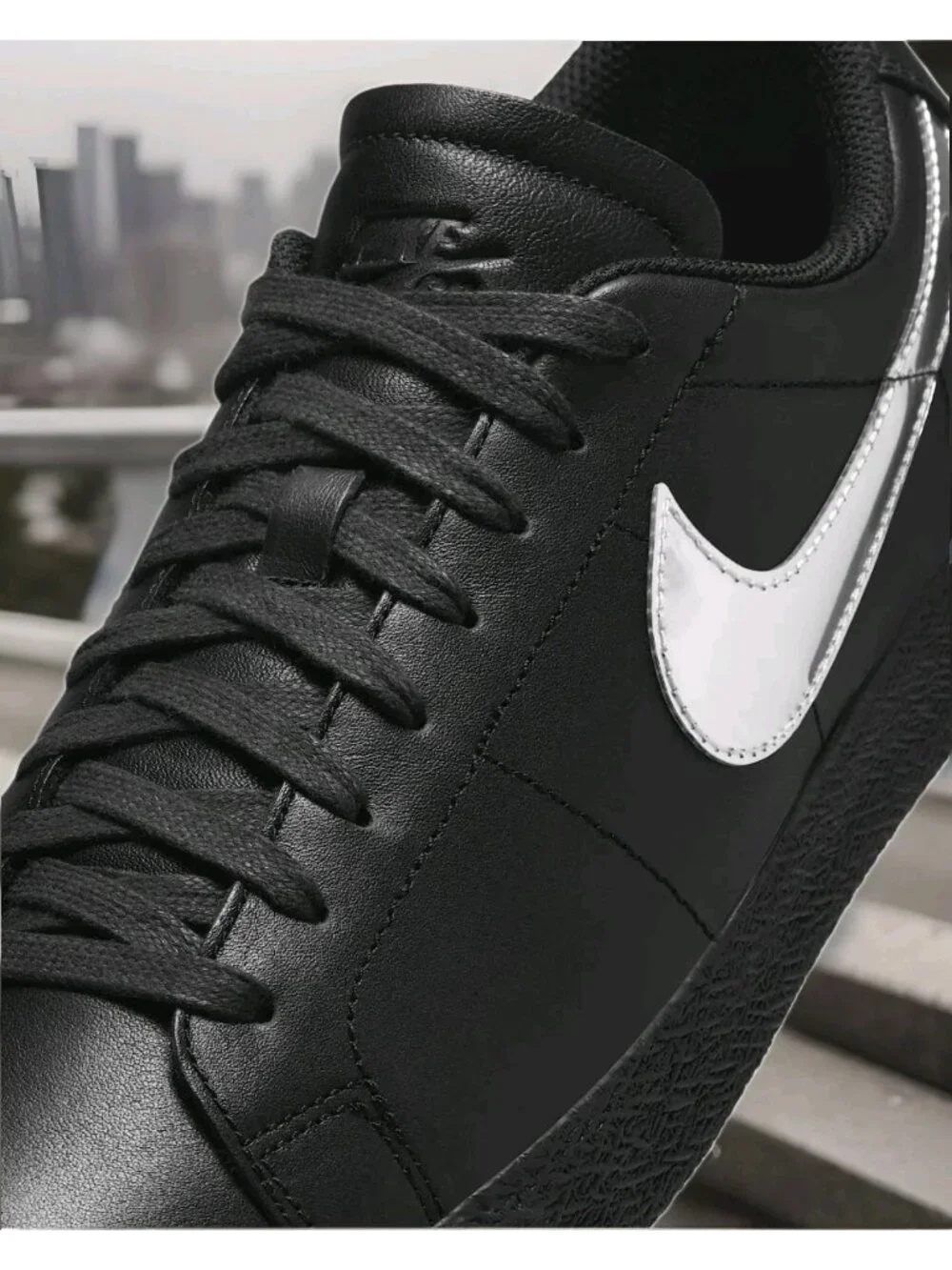 Nike Dancer Skateboards x Zoom Blazer SB Low Black Silver HJ6703-001 - Men's 12